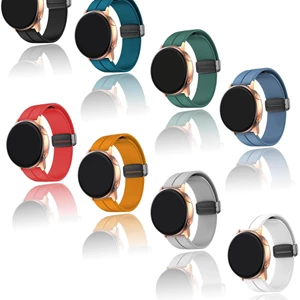 Sweet Seven Premium Silicone Sport Bands for Samsung Galaxy Watches