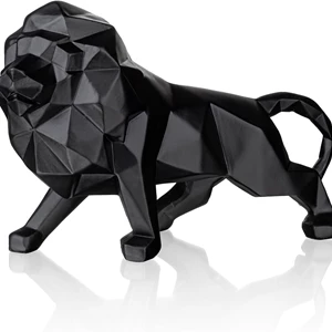Wisifayardin Abstract Geometric Lion Sculpture