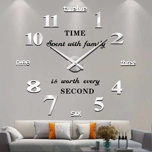 VANGOLD Large Wall Clocks for Living Room Decor