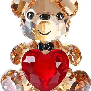 DOJOZ Crystal Teddy Bear Collectible (Gold)