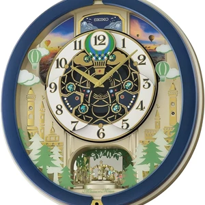 Seiko Melodies in Motion Blue Pine Fantasy Clock