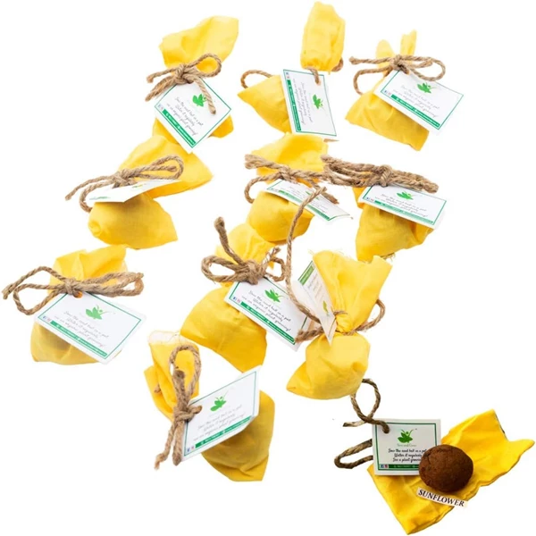 Sow and Grow Plantable Seed Balls of Sunflower (Pack of 10)