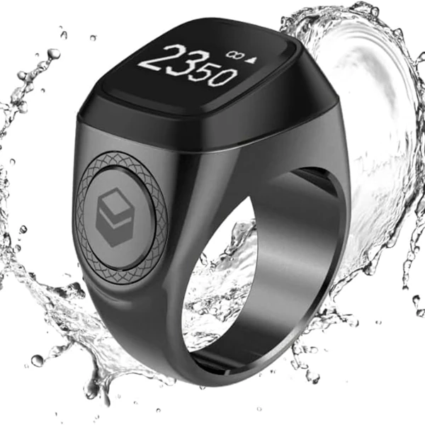 Smart Tasbih Zikr Ring with Oled Display