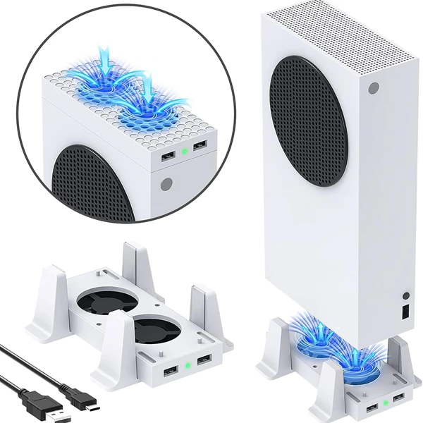 MAKINGTEC Cooling Fan Mount for Xbox Series S Consoles