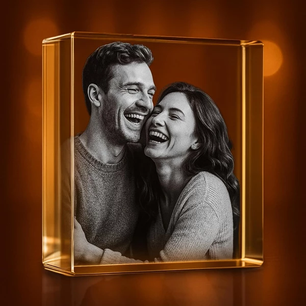 Personalized 3D Crystal Photo Engraving