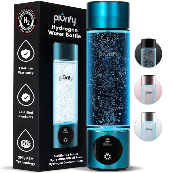 PIURIFY Hydrogen Water Bottle - Turquoise